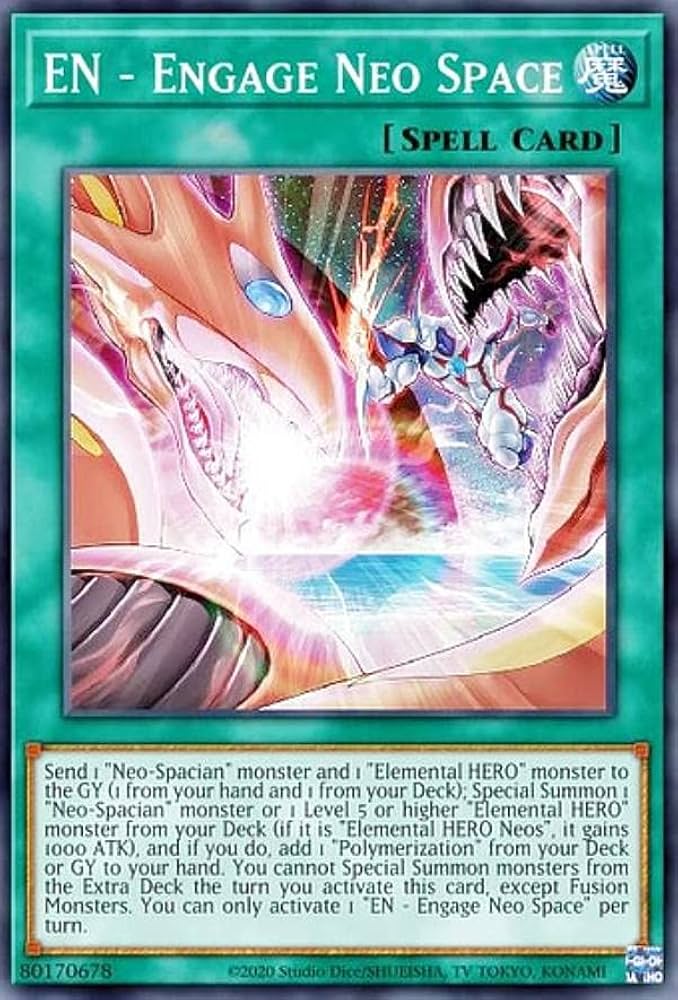 PSA10 遊戯王　EN-エンゲージ・ネオスペース　プリズマティック　POTE 遊戯王 - PSA10 遊戯王 EN-エンゲージ・ネオスペース プリズマ